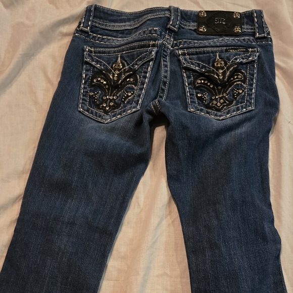 Miss Me boot cut jeans, - Picture 3 of 9
